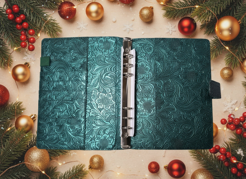 Forest Green Vintage A5 Binder
