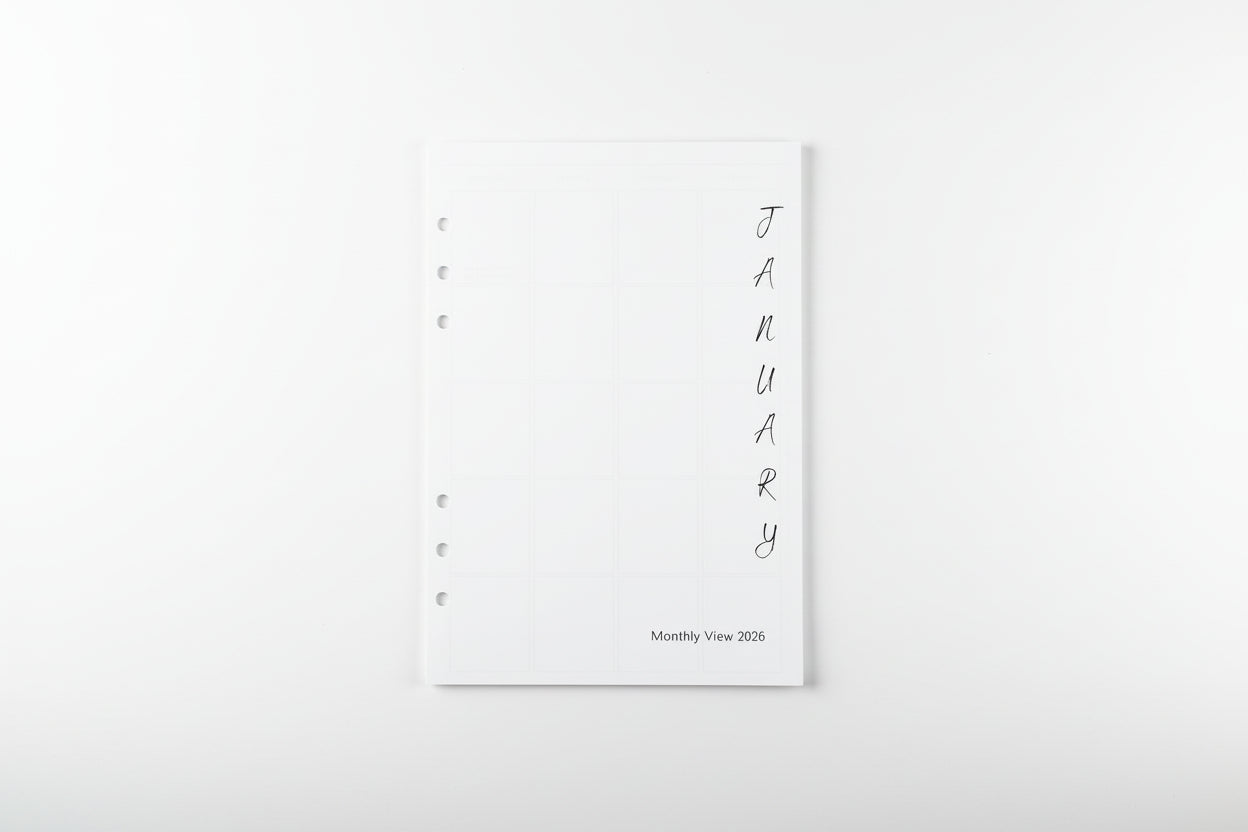 Monthly View 2026 Jan-Dec