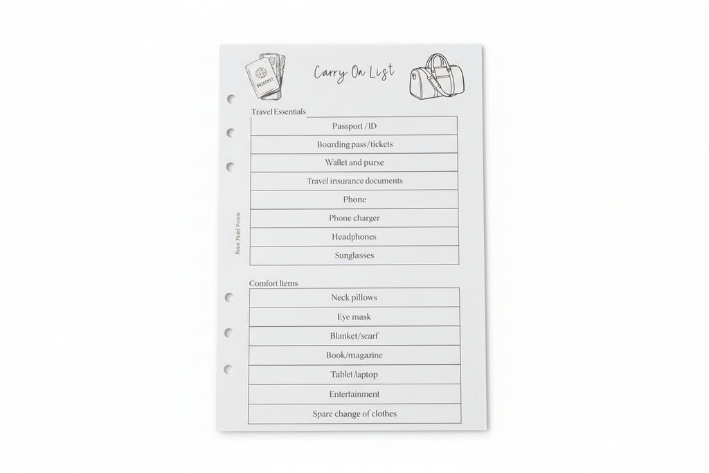Vacation Vibes Packing List