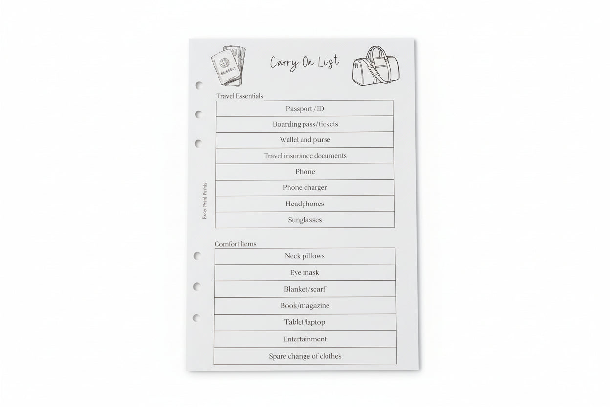 Vacation Vibes Packing List
