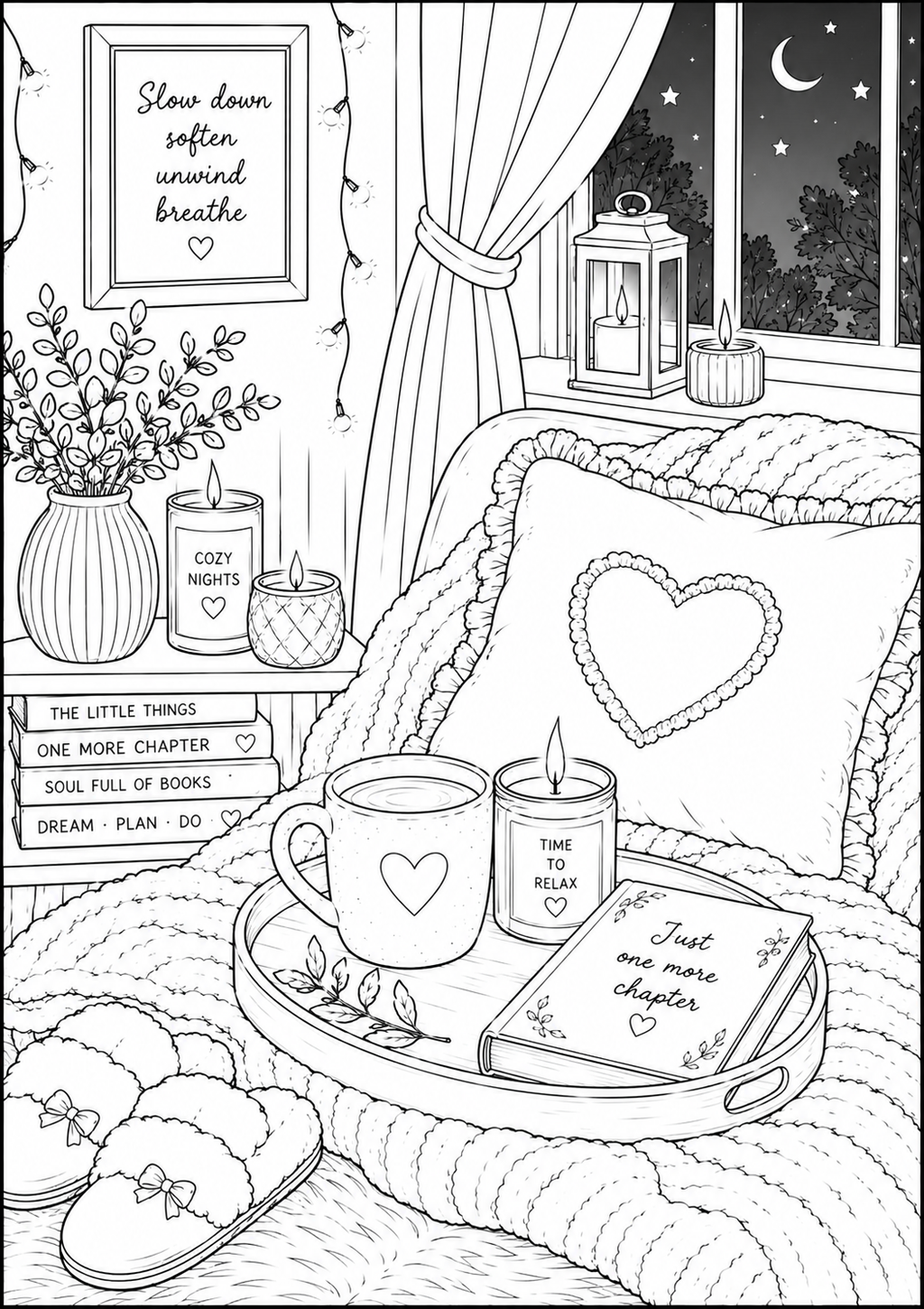 A5 Me Time colouring inserts