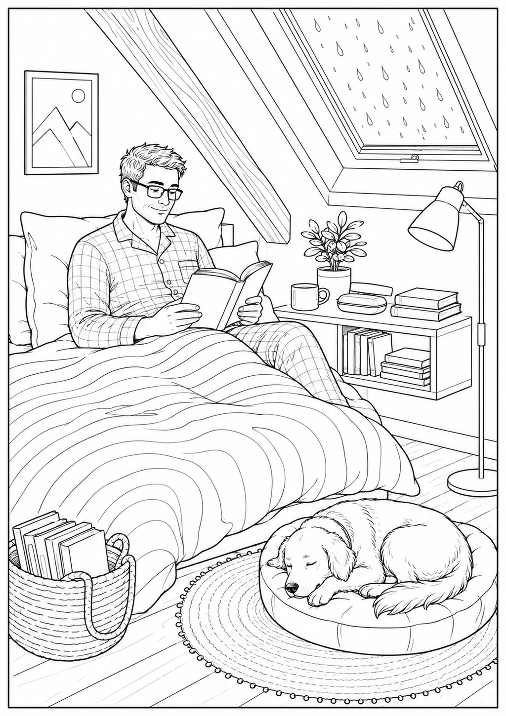 A5 Book Colouring Inserts
