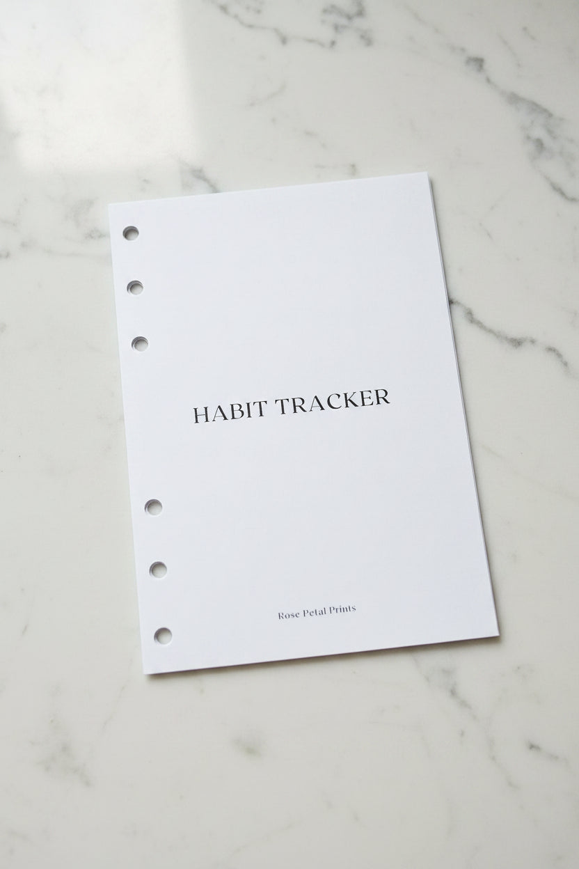 A6 Habit Tracker
