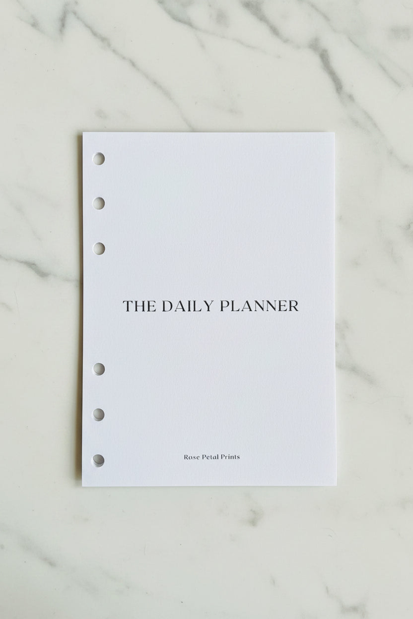 A6 The Daily Planner