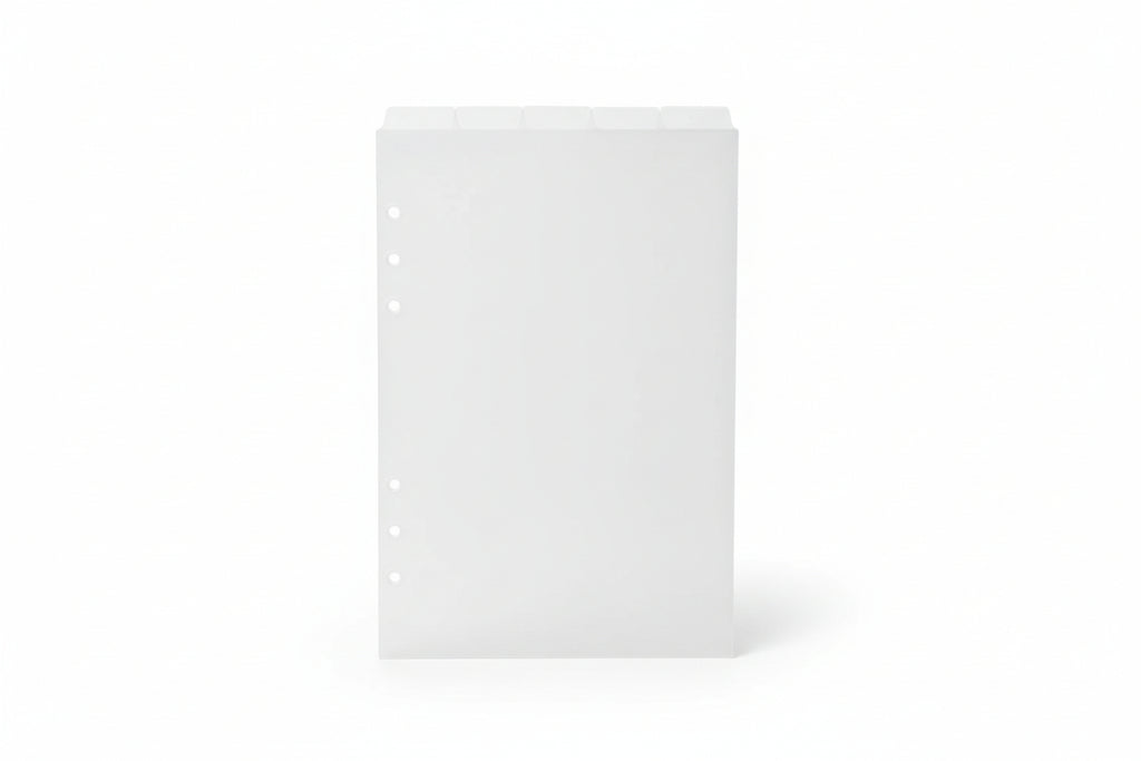 A5 Frosted Top Tab Dividers