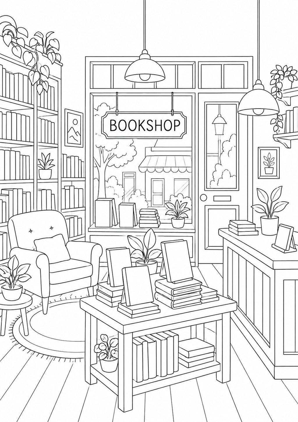 A5 Book Colouring Inserts
