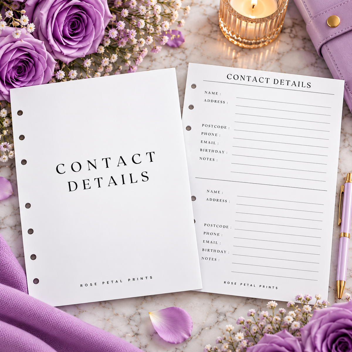 A5 Contact Details