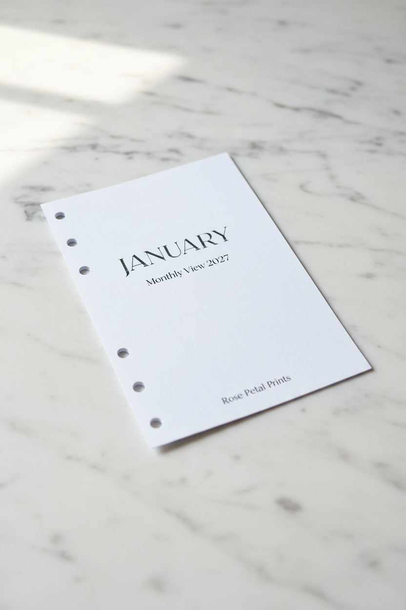 A6 Monthly View 2027