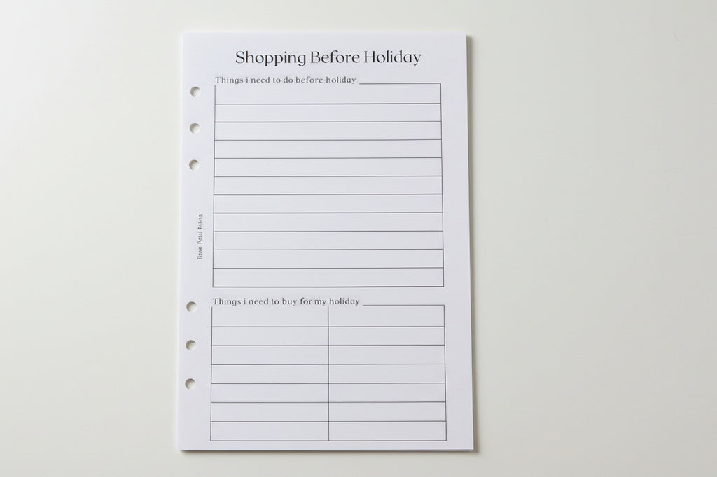 Vacation Vibes Packing List