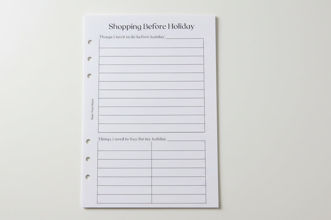Vacation Vibes Packing List