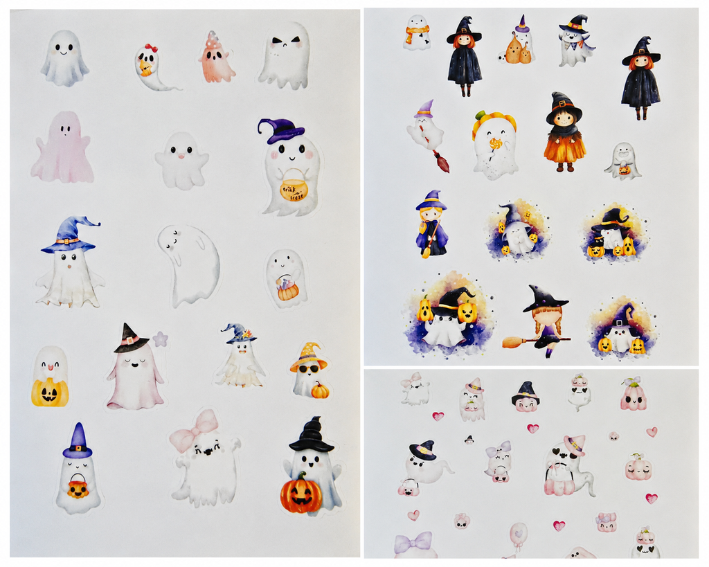 Ghost Stickers (transparent)