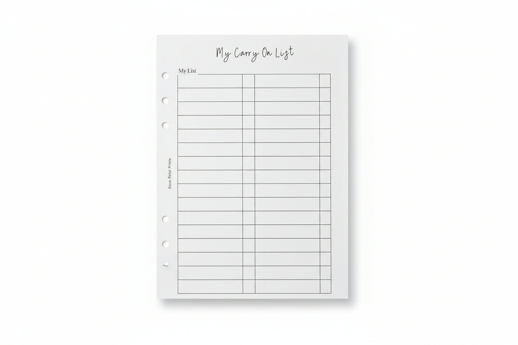 Vacation Vibes Packing List