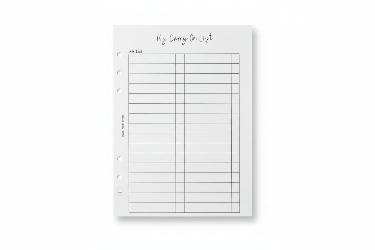Vacation Vibes Packing List