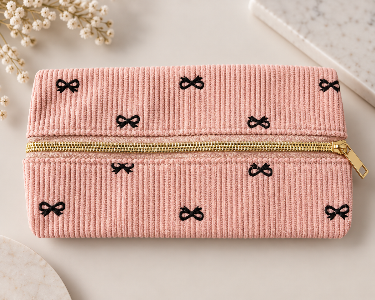 Flat Bow Pencil Case