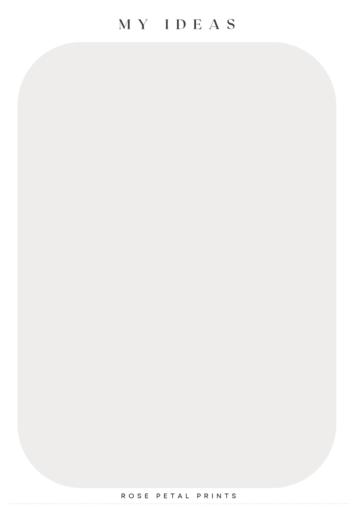 A5 Notes & Ideas Inserts