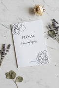 Floral A5 Colouring Inserts