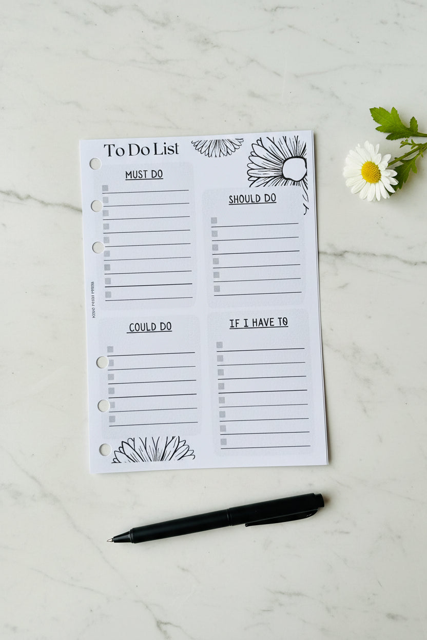 A6 To Do List