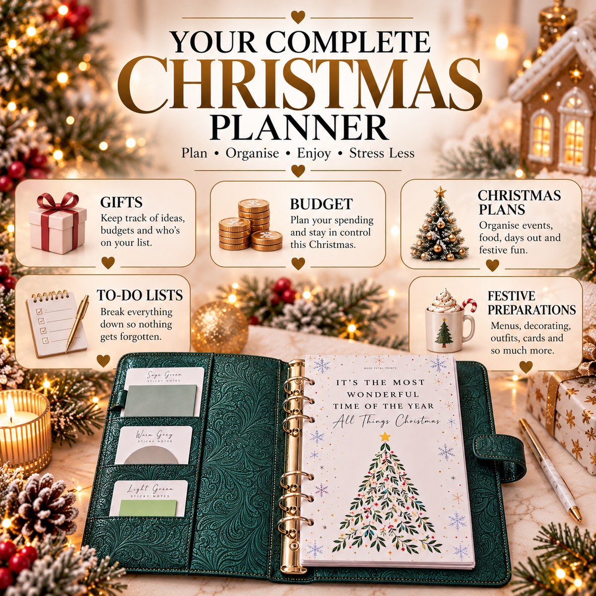 A5 Christmas Binder Bundle