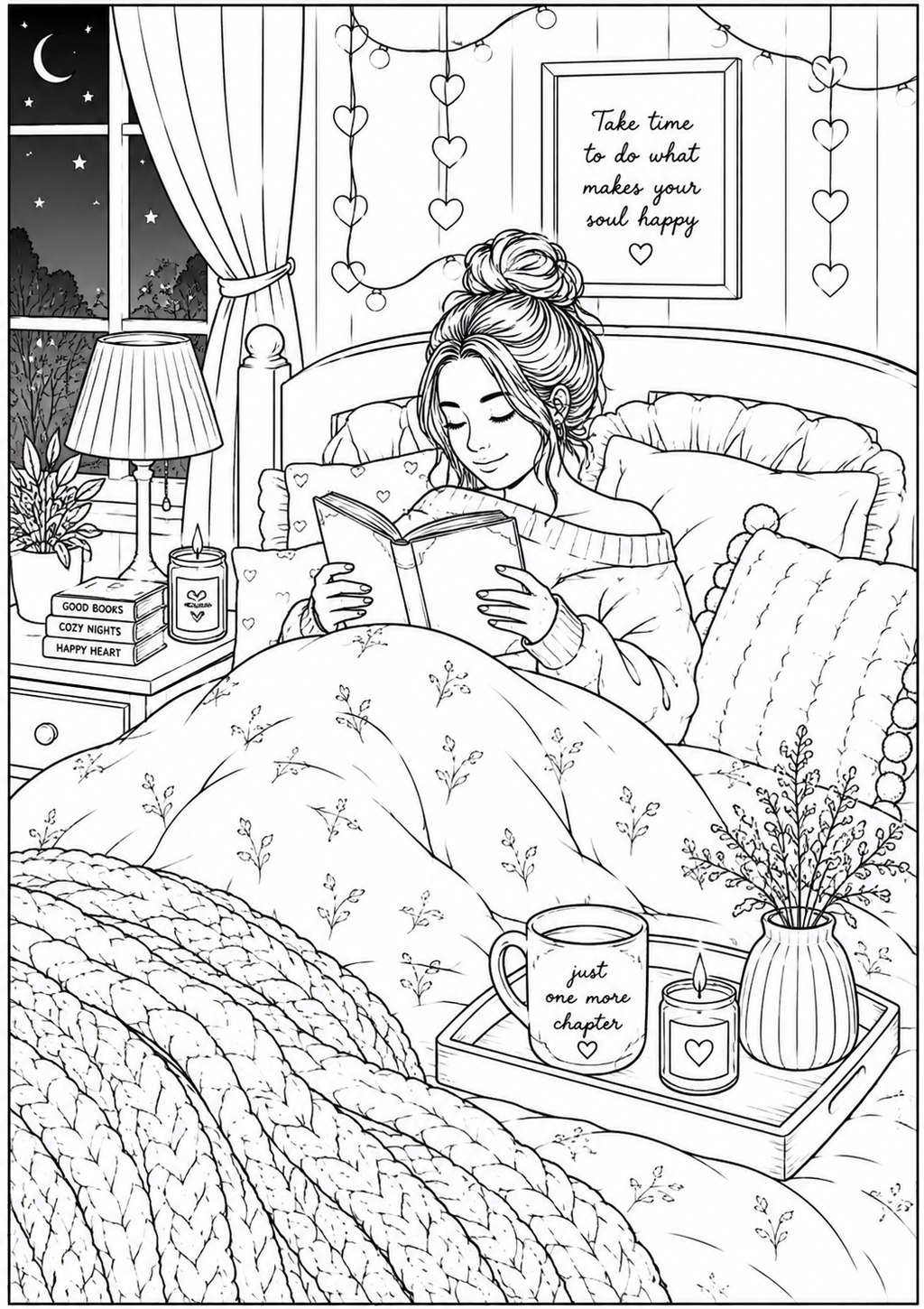 A5 Me Time colouring inserts