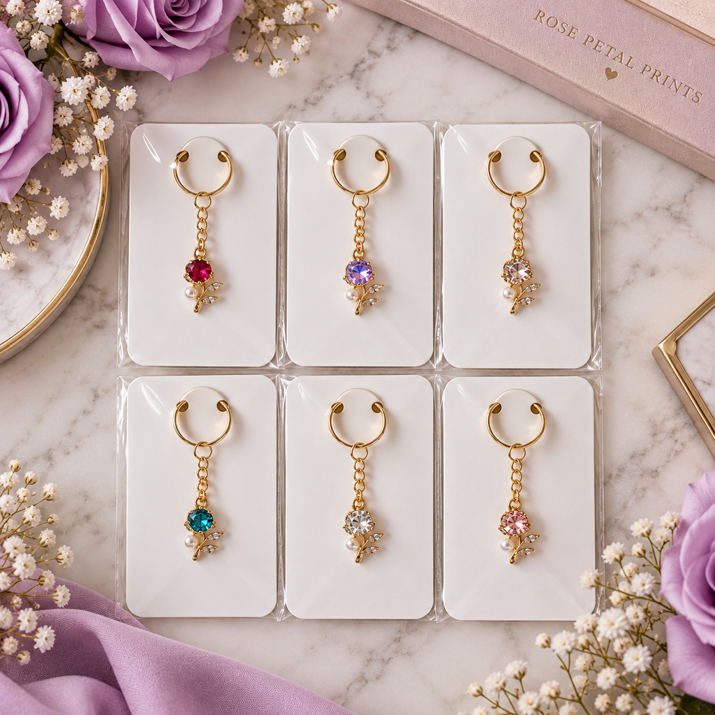 Rose Planner Charm