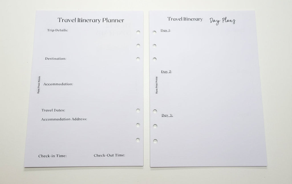 Travel Journal & A5 Binder Bundle