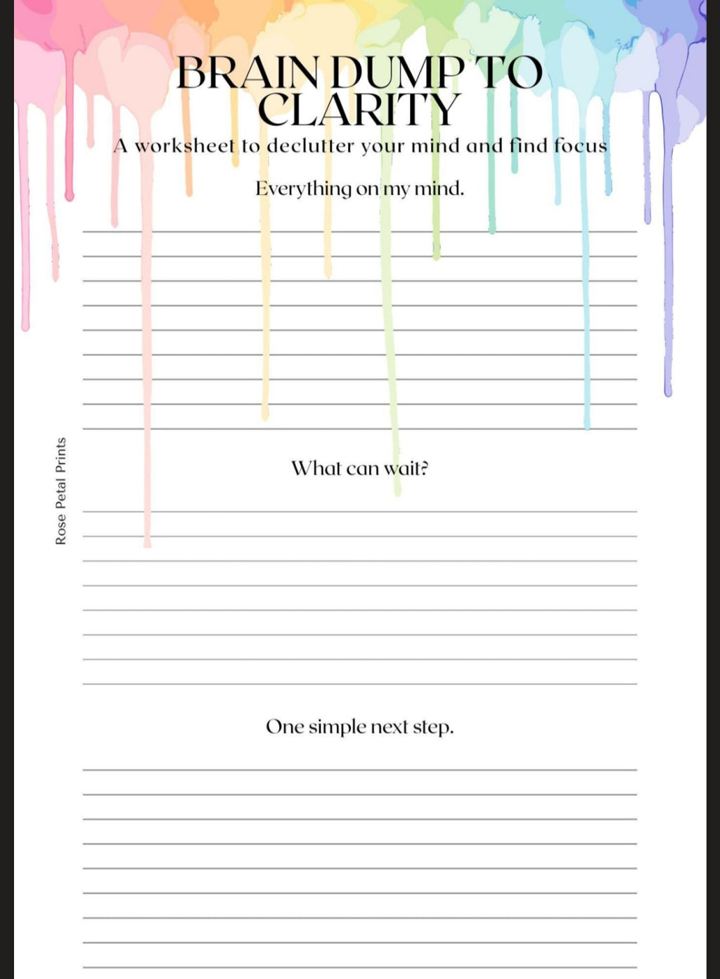 A5 Brain Dump