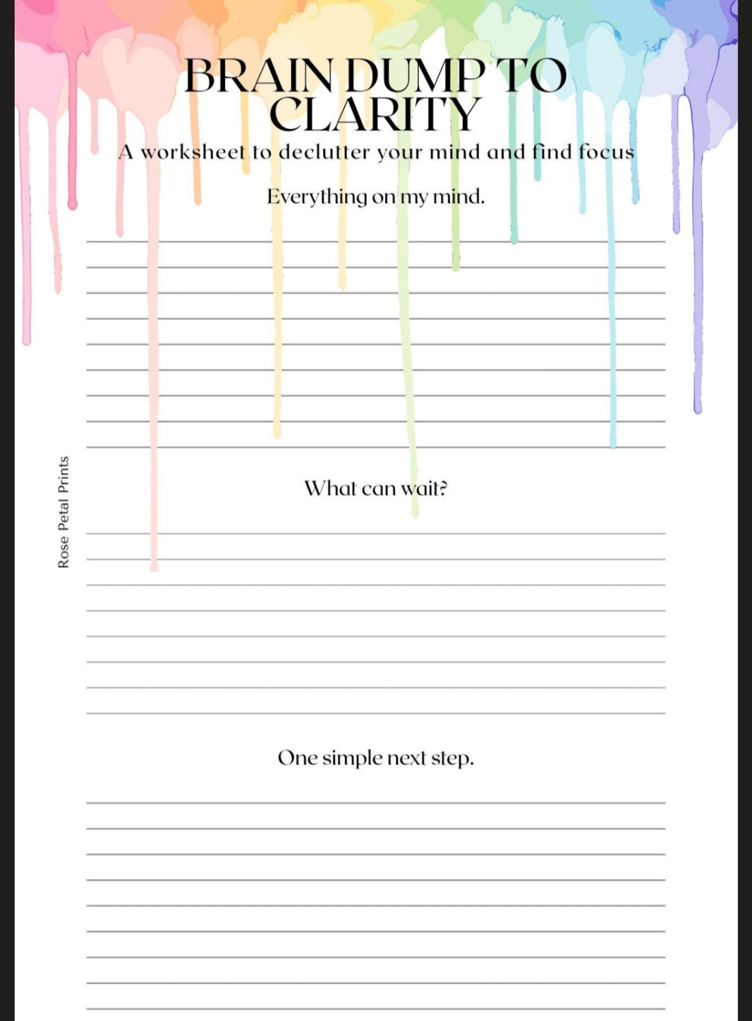 A5 Brain Dump