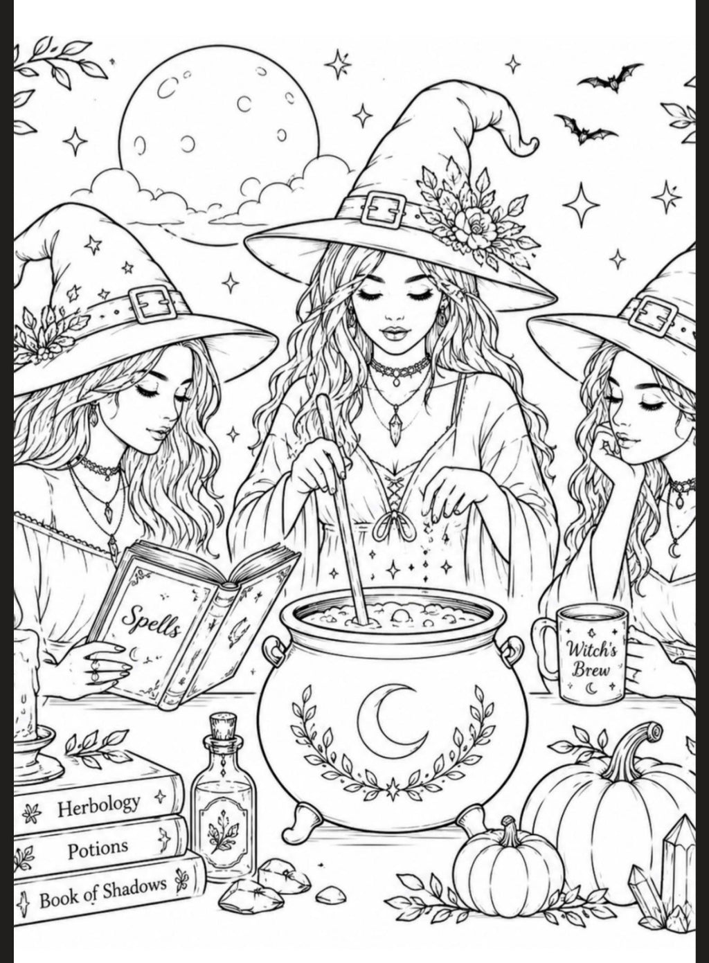 Halloween A5 colouring inserts