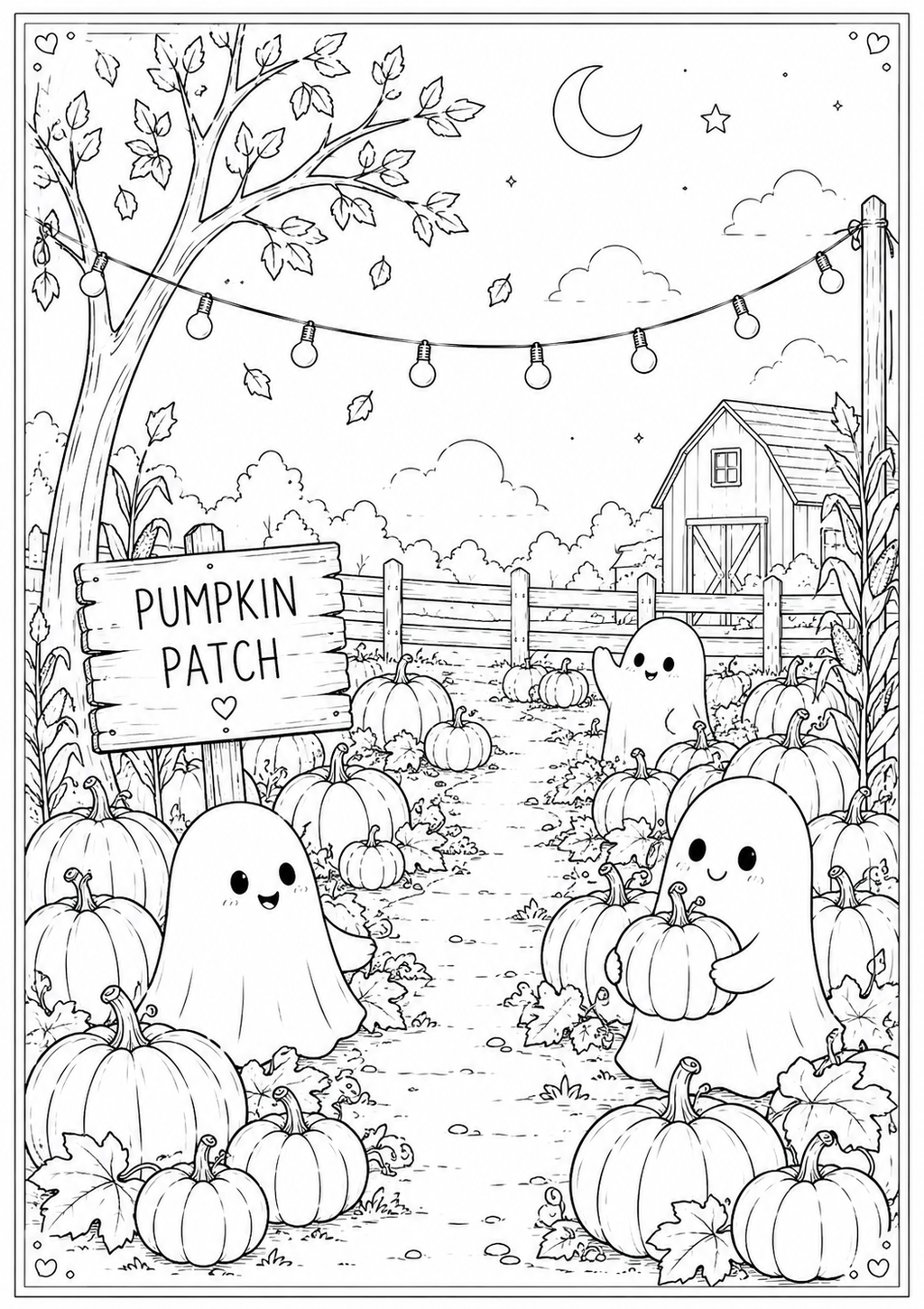 A5 Halloween Colouring Inserts 2 - Limited Stock