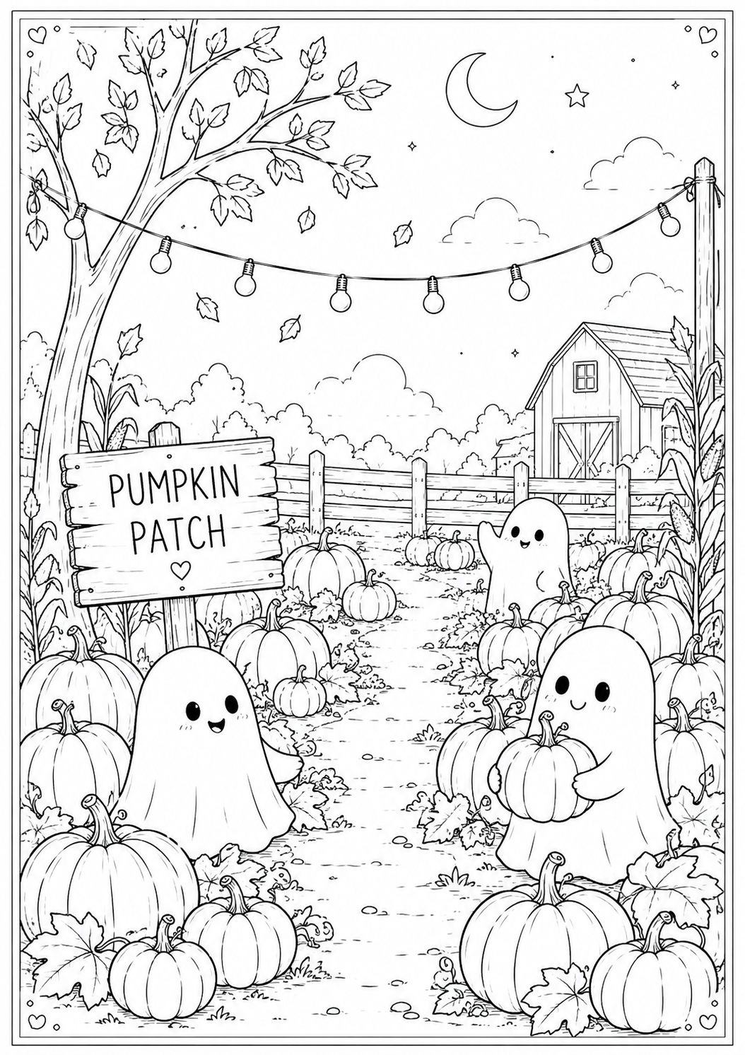 A5 Halloween Colouring Inserts 2 - Limited Stock