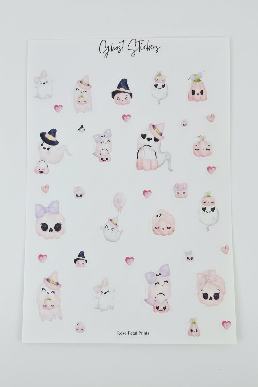 Ghost Stickers (transparent)