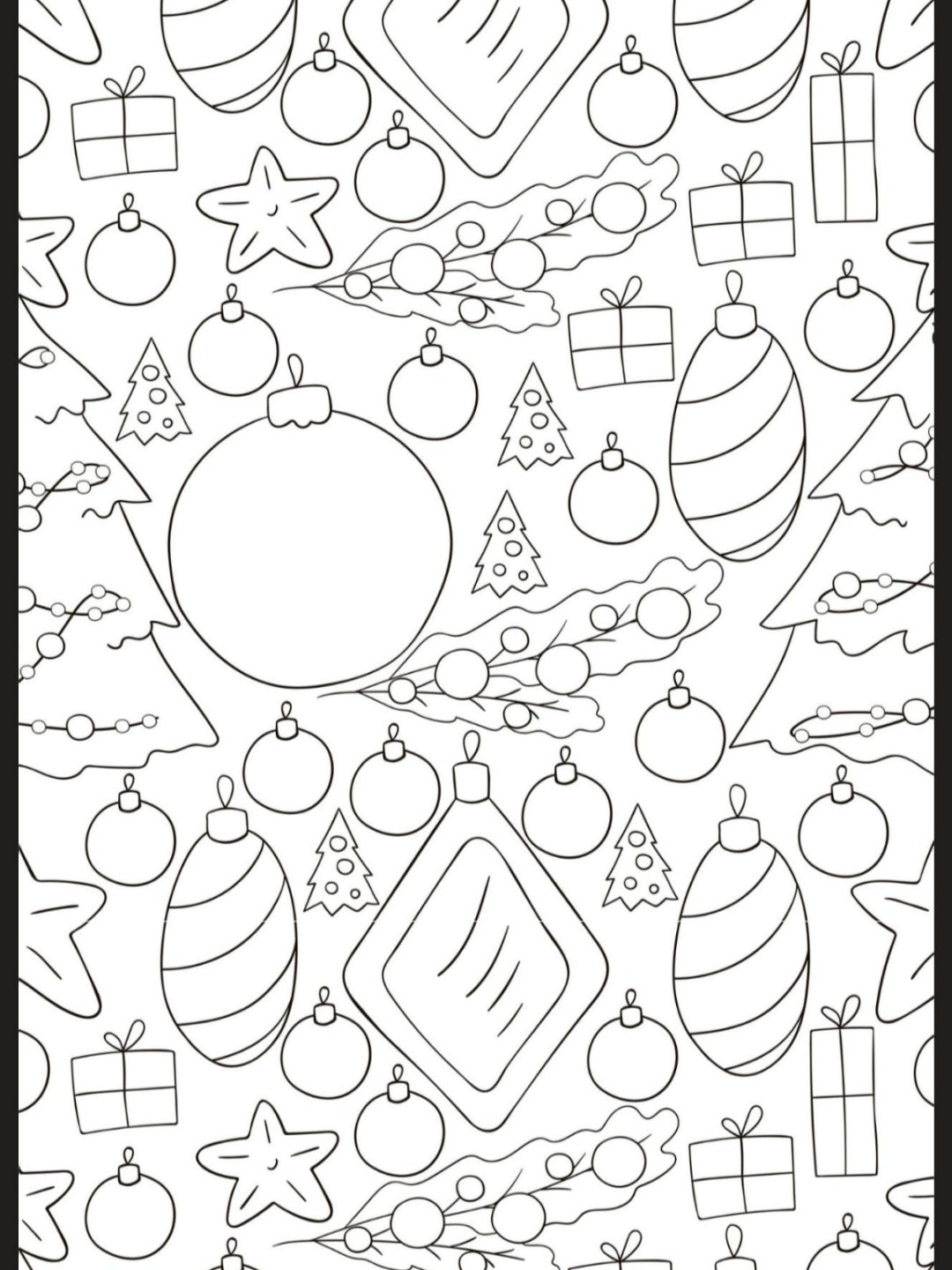 Christmas A5 Colouring Inserts  1