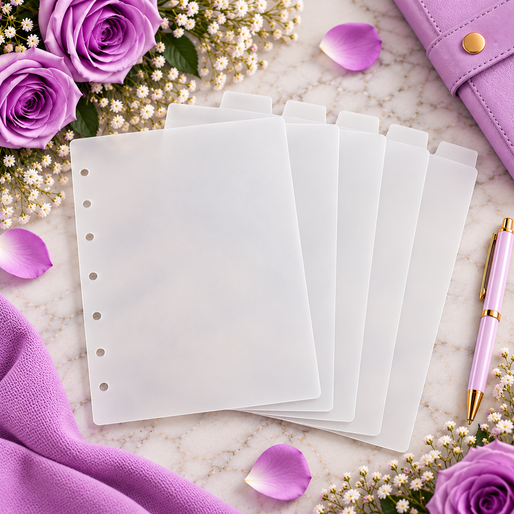 A5 Frosted Top Tab Dividers
