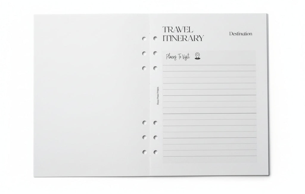 Travel Journal & A5 Binder Bundle