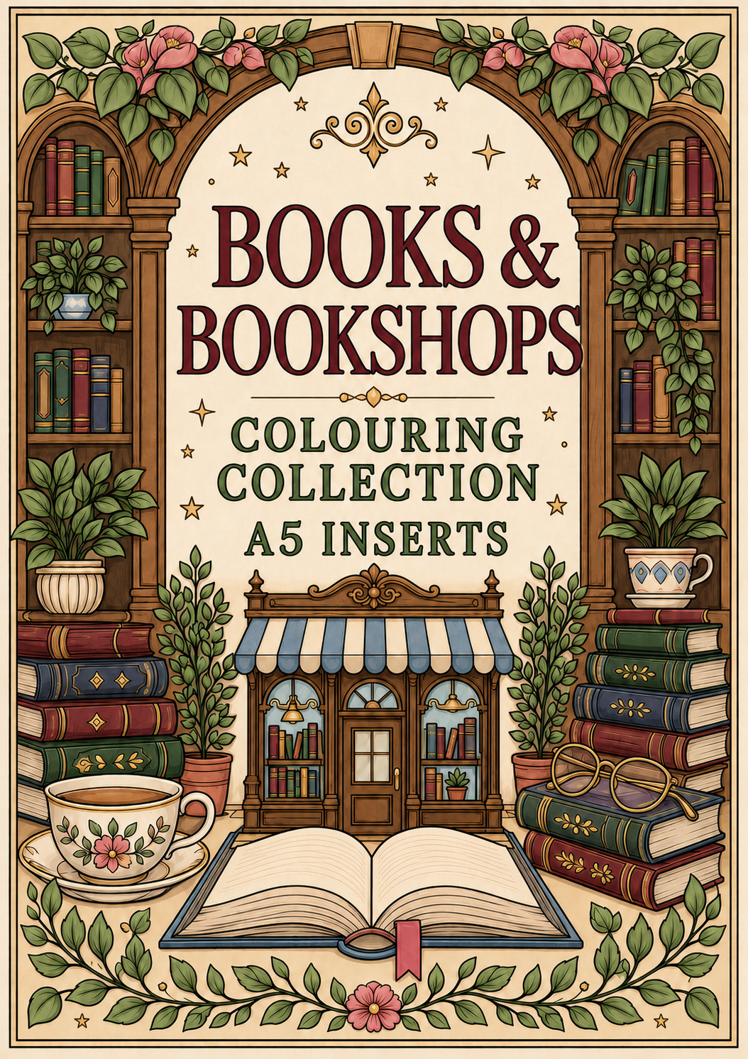 A5 Book Colouring Inserts