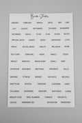 Binder Stickers (transparent)