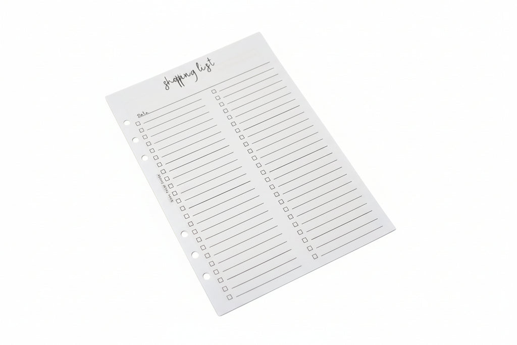 Shopping List