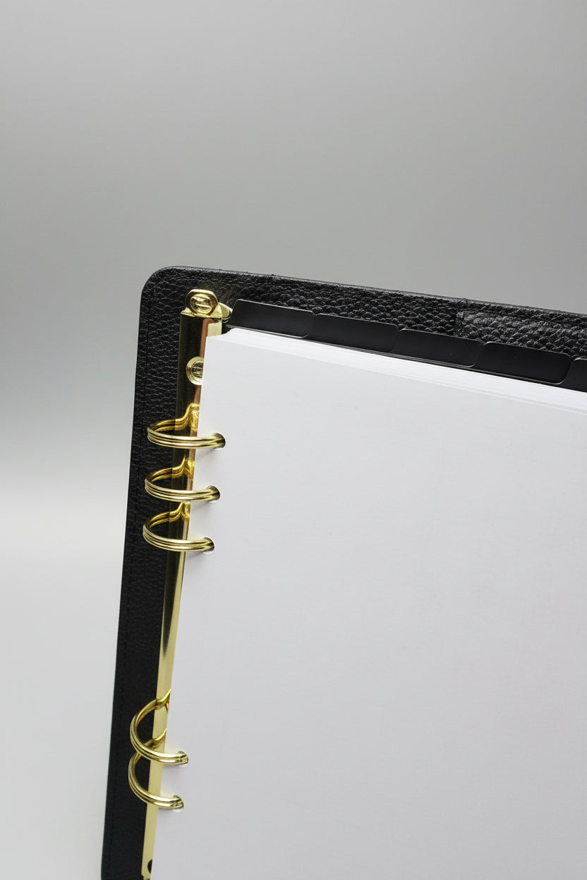 A5 Black Divider Tabs