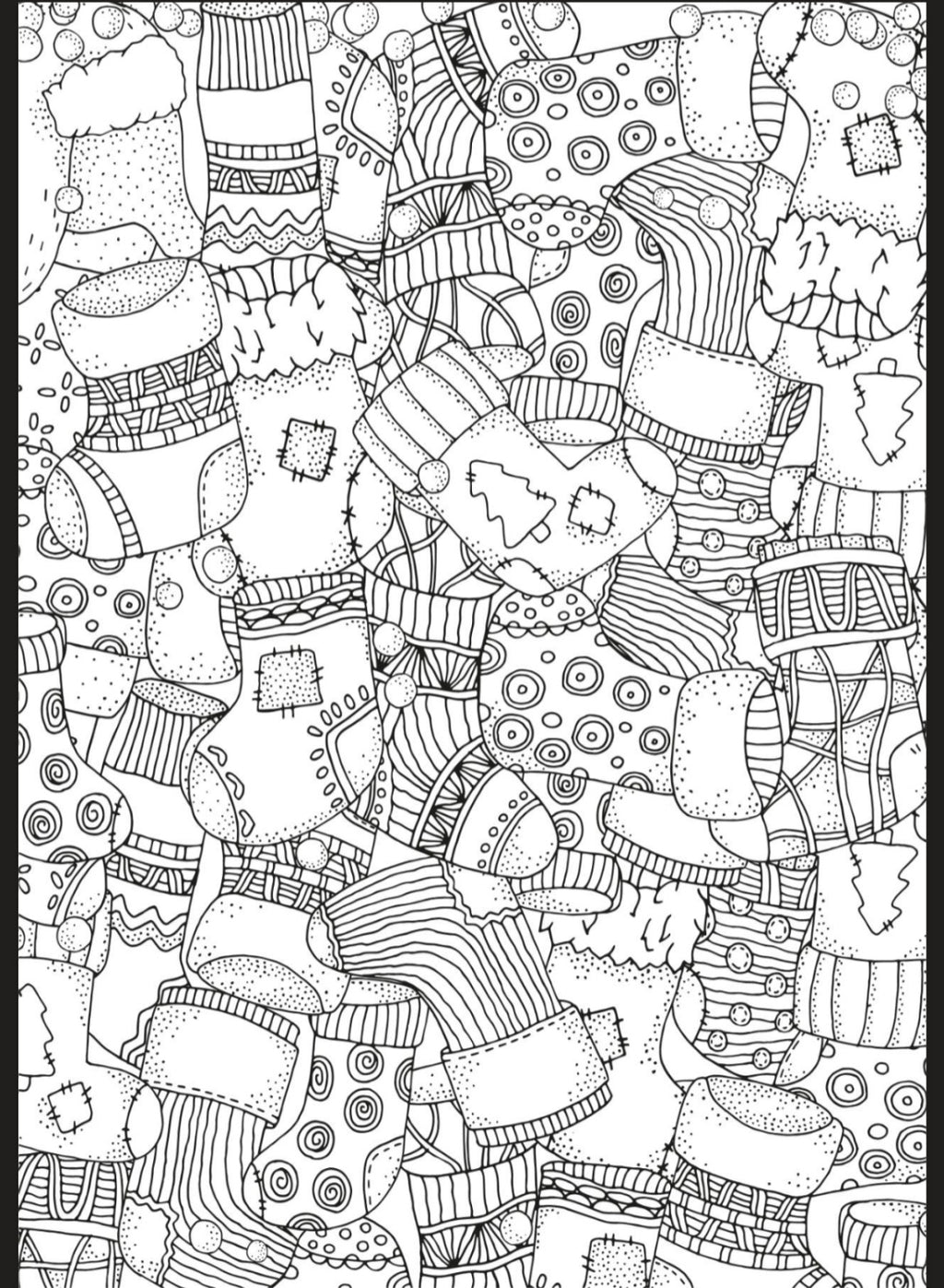 A5 Christmas Colouring Inserts 2