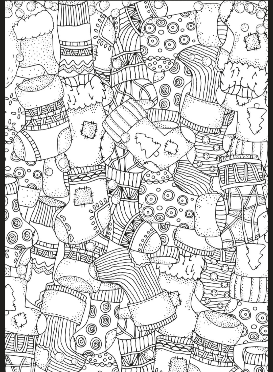 A5 Christmas Colouring Inserts 2