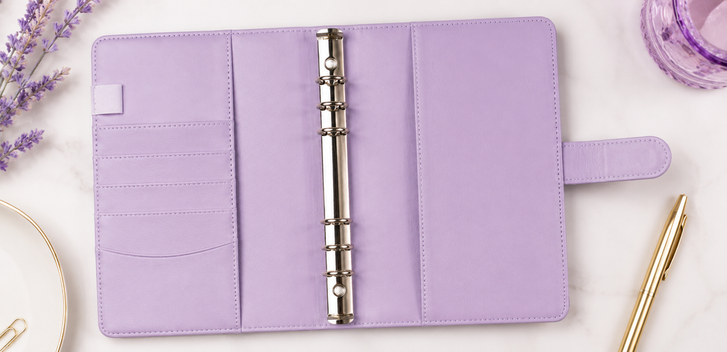 A6 Leopard Print Binder