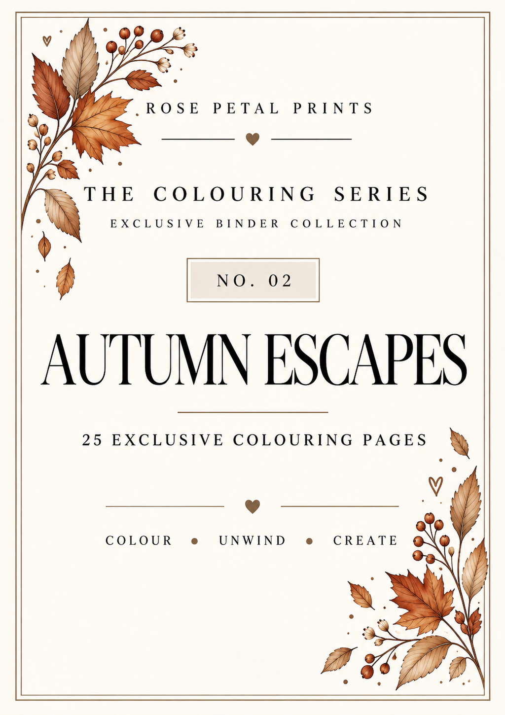 The Colouring Series No. 02 – Autumn Escapes