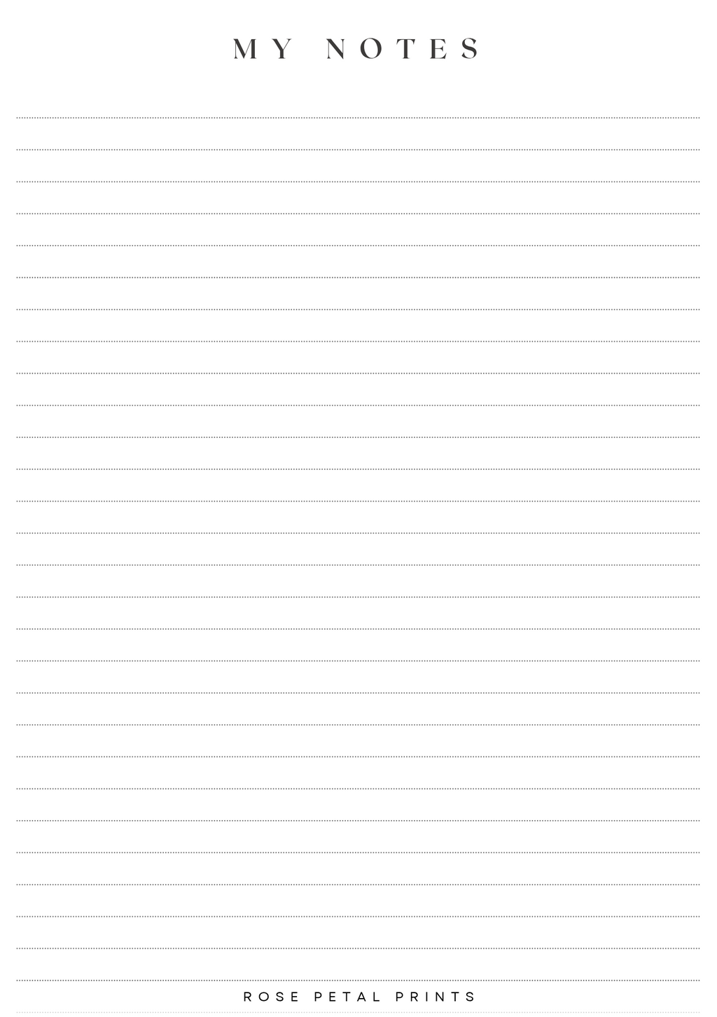 A5 Notes & Ideas Inserts