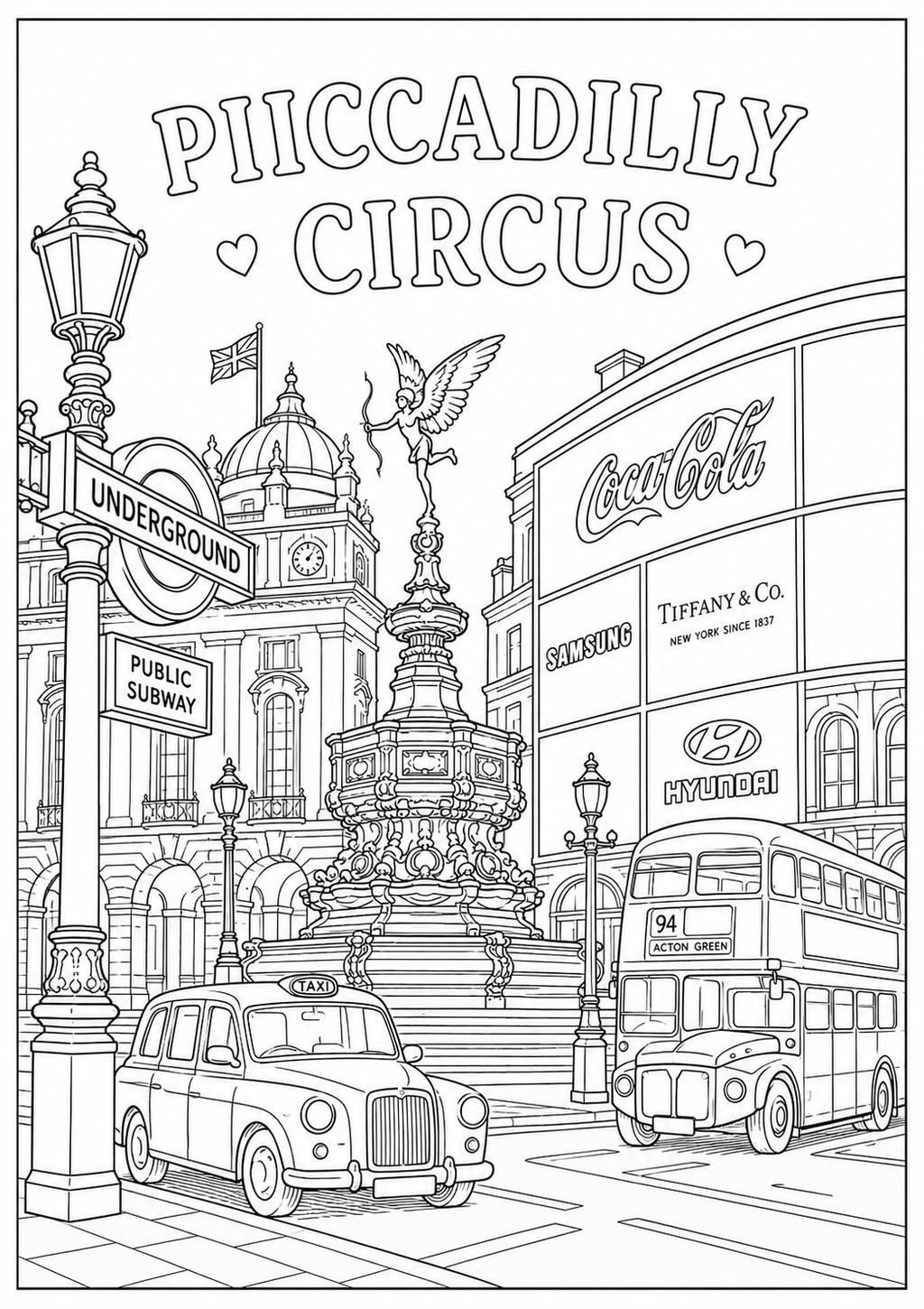 A5 London Colouring Bundle