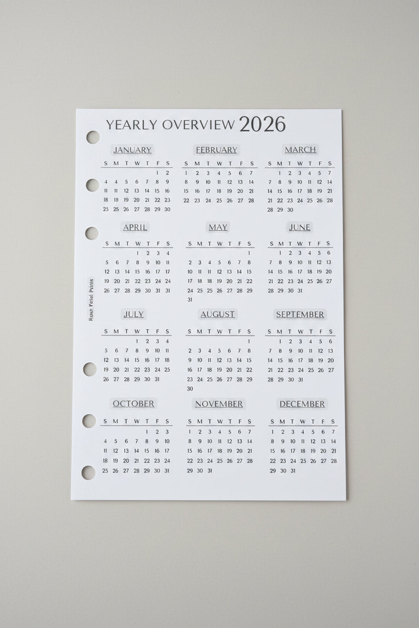 A6 Yearly Overview 2026