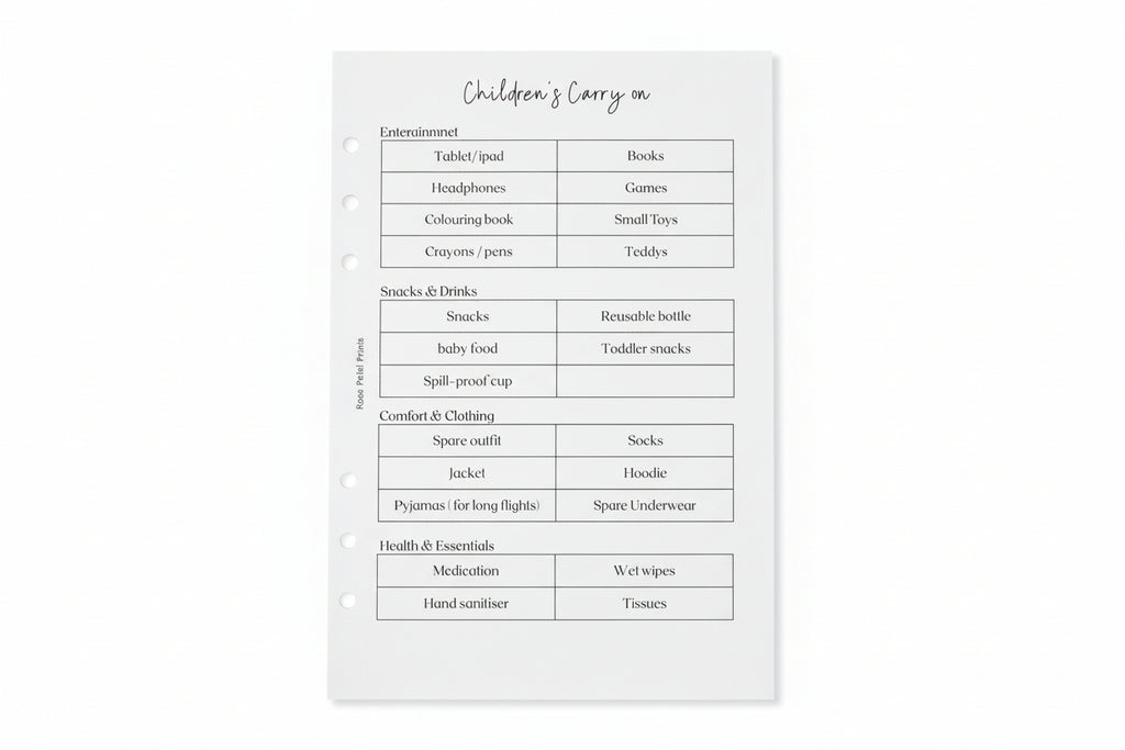 Vacation Vibes Packing List