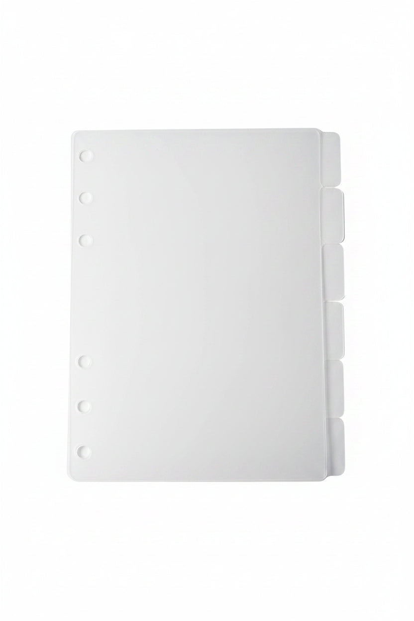 A6 Custom Clear Tabs