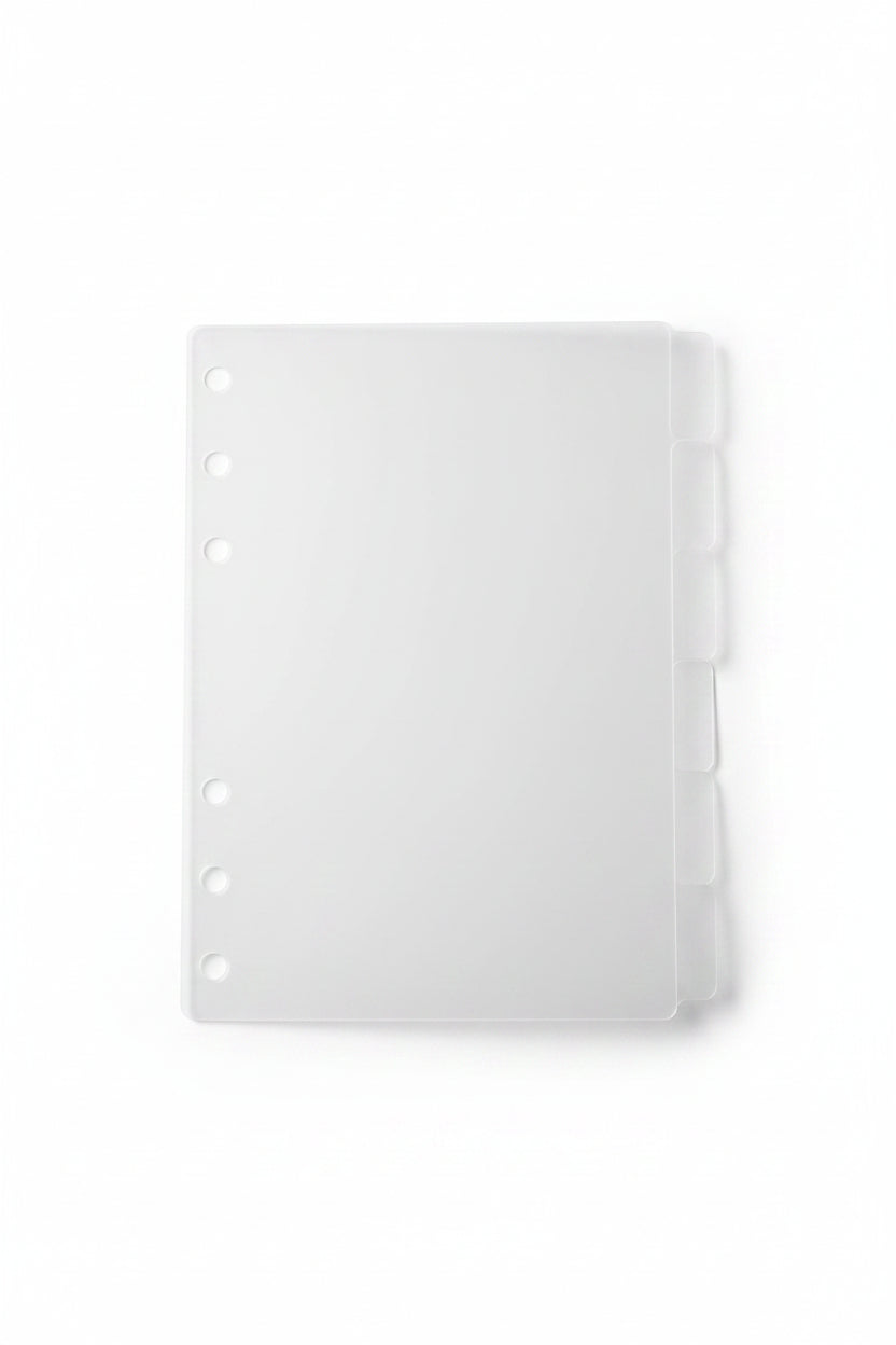 A6 Custom Clear Tabs