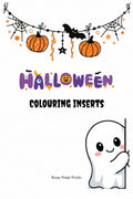 Halloween A5 colouring inserts