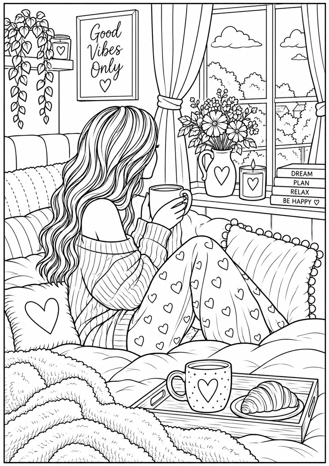 A5 Me Time colouring inserts